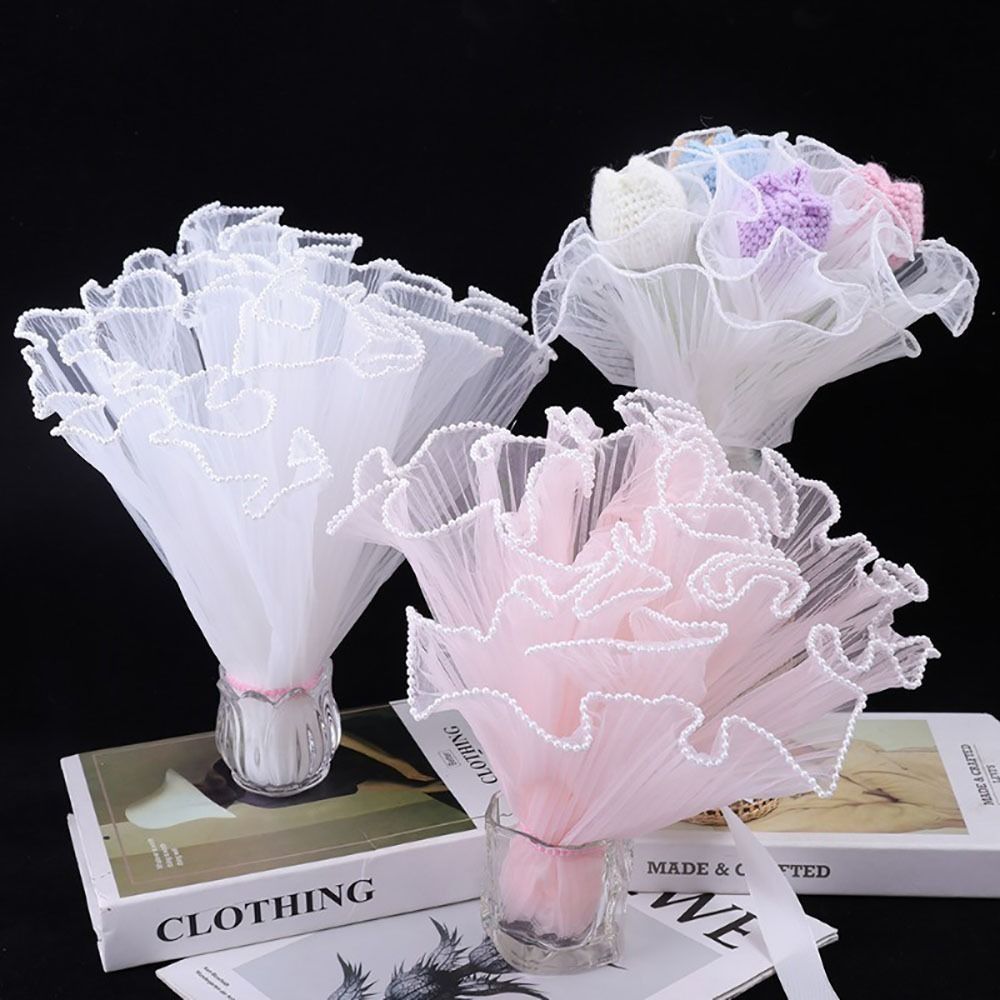 Flower Wrap Kraft - Pearl Lace Flower Wrapping Cloth Wave