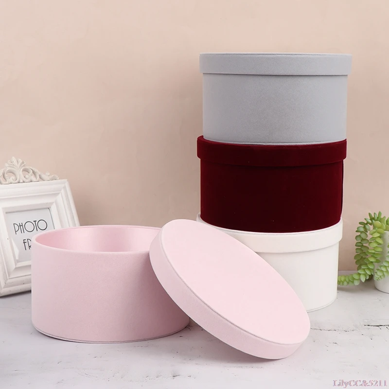 Velvet Round Flowers Box, Flow - Anda Florist Supply ulasan dan harga