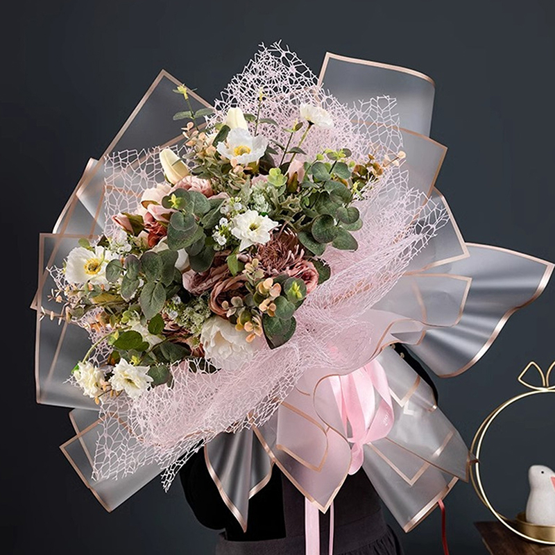 20-Pack Gold Edge Flower Wrapp - Flower Wrap Kraft ulasan dan harga