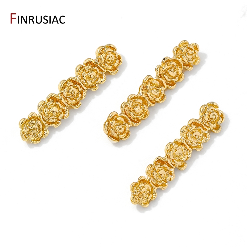 18K Gold Plated Brass Rose Flo - Flower Supplies ulasan dan harga