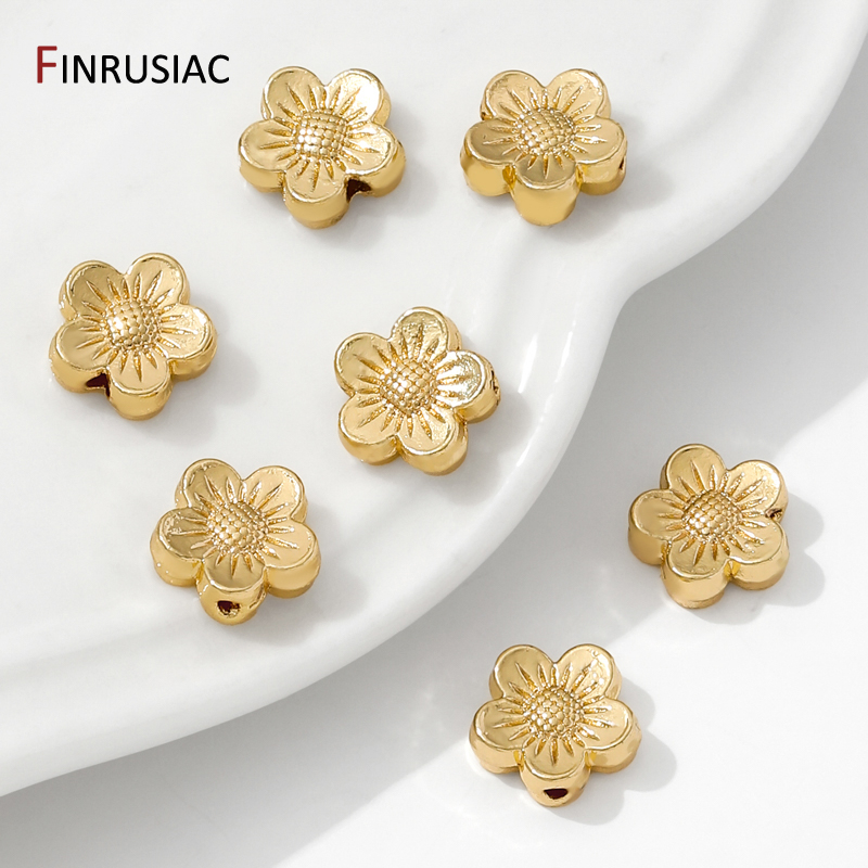 14K Gold Plated Brass Flower S - Flower Supplies ulasan dan harga