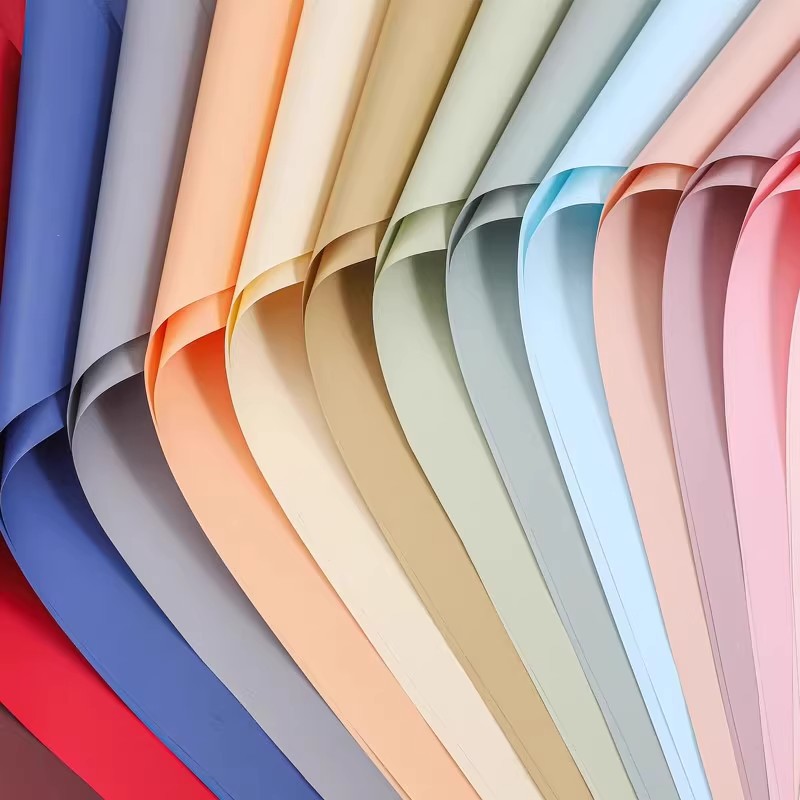 Korean Style Solid Color Paper - Flower Wrap Kraft ulasan dan harga