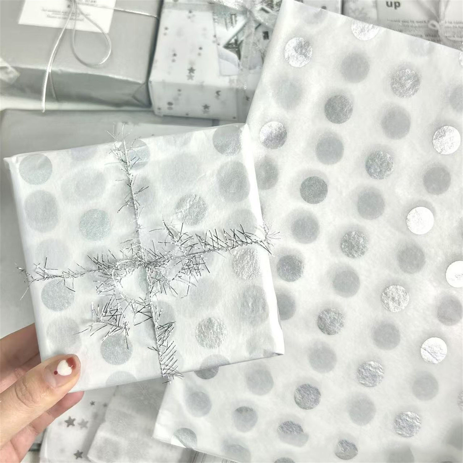 Snow Pear Paper Flower Gift Wr - Flower Wrap Kraft ulasan dan harga