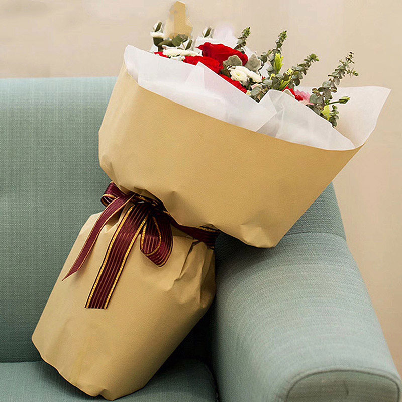 45CM*1000CM Brown Kraft Wrappi - Flower Wrap Kraft ulasan dan harga