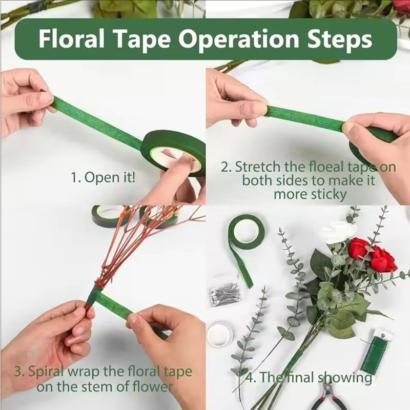30 Yard 12MM Floral Stem Tape  - Anda Florist Supply ulasan dan harga