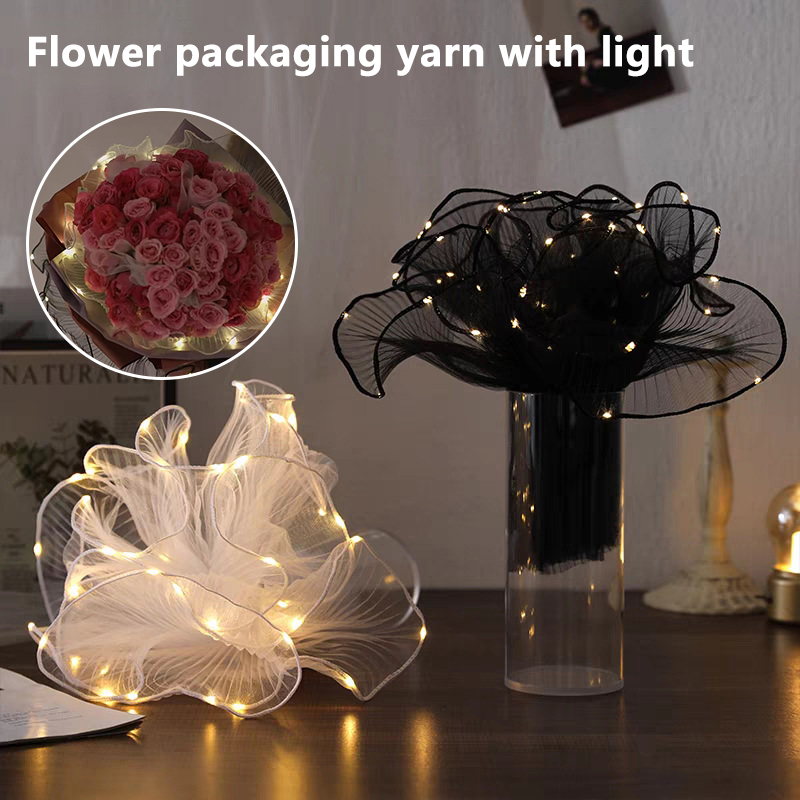 1Pcs LED Flower Wrapping Paper - Flower Wrap Kraft ulasan dan harga