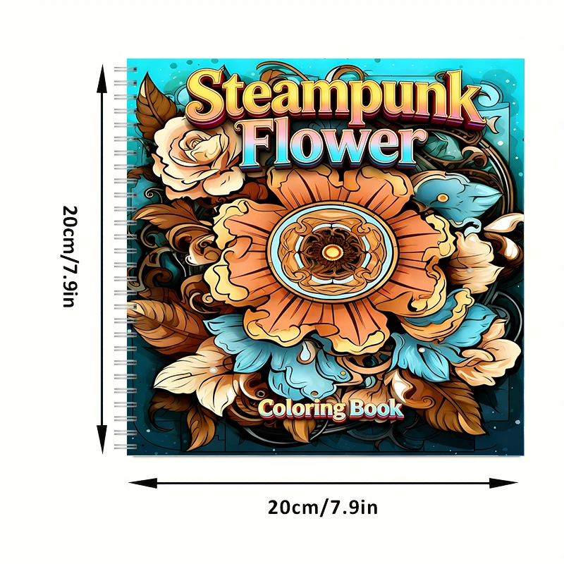 Coloring Book Steampunk Flower - Flower Supplies ulasan dan harga