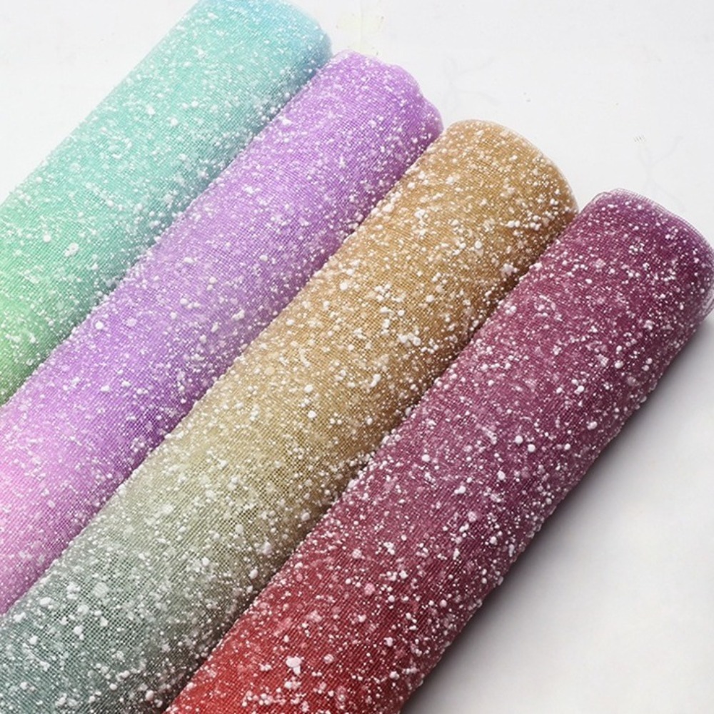 Gradient Snow Dot Yarn Mesh Pa - Anda Florist Supply ulasan dan harga