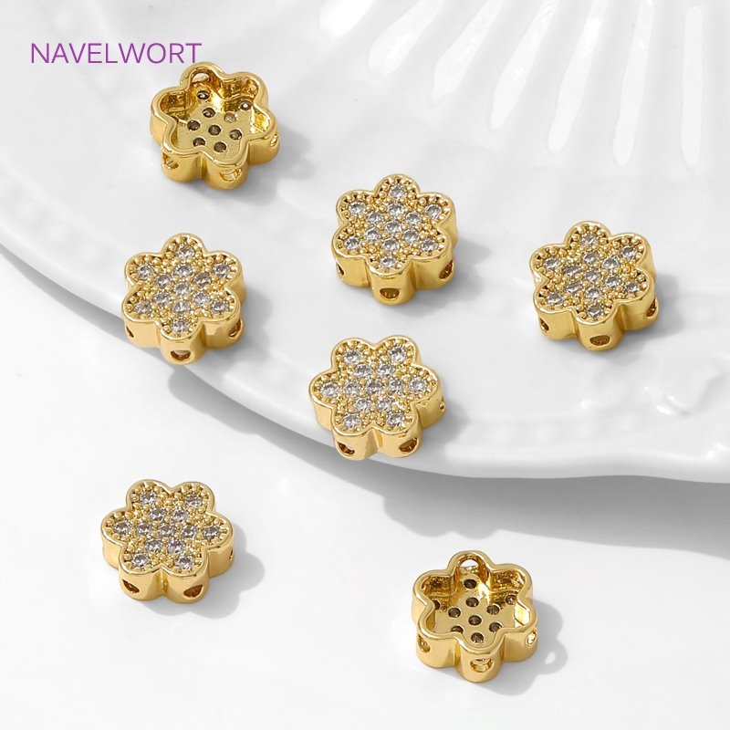 18K Gold Plated Flower Shape B - Flower Supplies ulasan dan harga