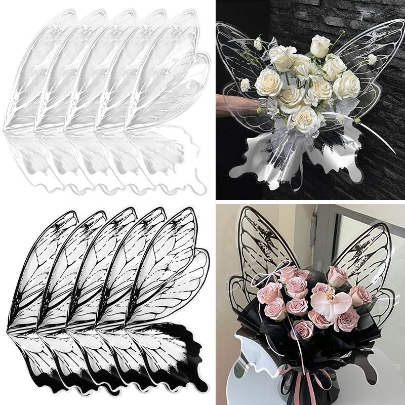 24Pcs Butterfly Wings Shape Fl - Flower Wrap Kraft ulasan dan harga