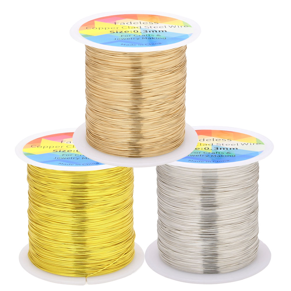 100m/328ft Fadeless Copper Cla - Flower Supplies ulasan dan harga
